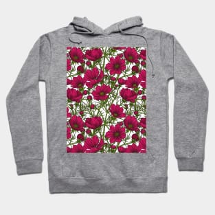 Red Cosmos flowers Hoodie